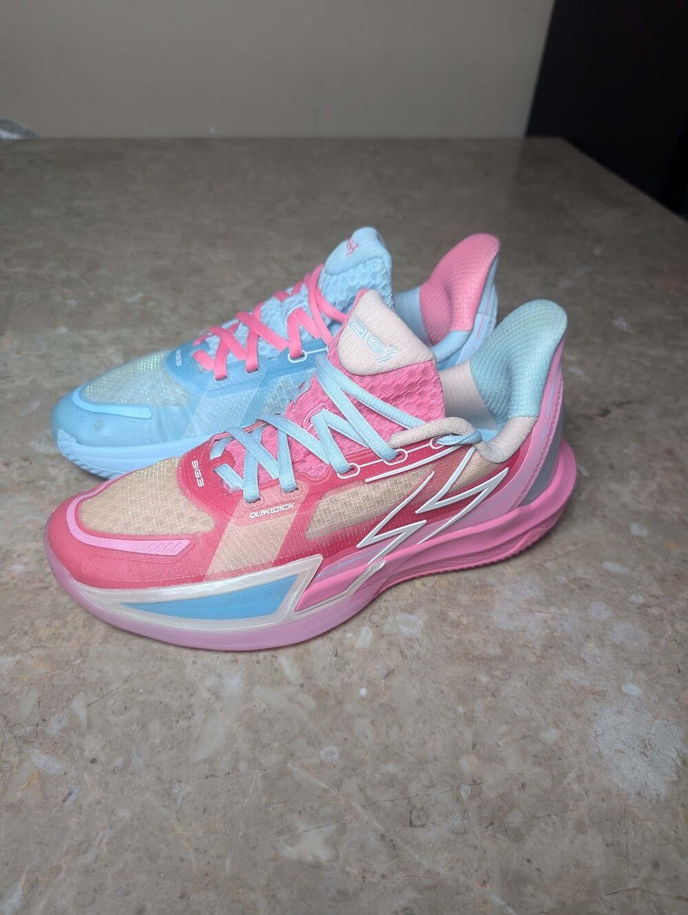 361 Degrees BIG3 4.0 Quick Reverse Inverted Basketball Shoes Men's Size 7 No Box - Picture 2 of 12